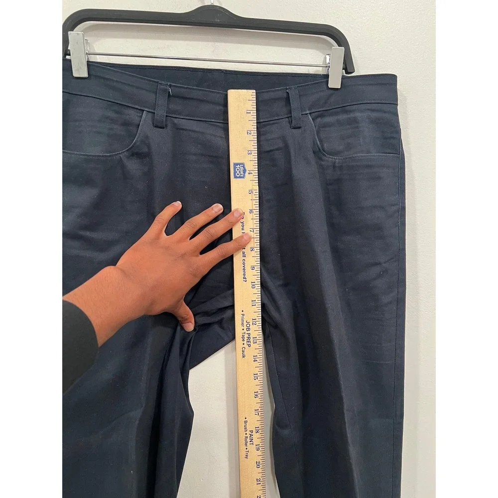 Calvin Klein Pants Men's Navy Blue Slim Fit Chino 5 Pocket Cotton Twill SZ 36x32